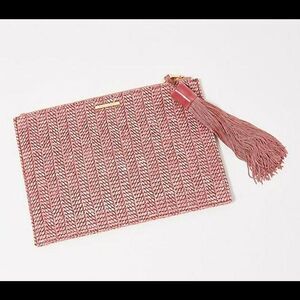 Vince Camuto Clutch with Tassel Detail Iggy Cherry Blossom